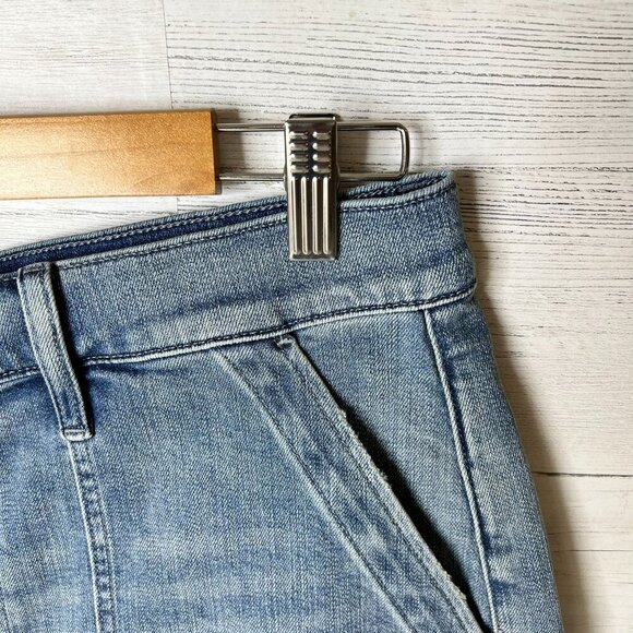 J Crew Factory Shorts Womens Size 31 Utility Denim Cotton Blend Summertime - Picture 5 of 14